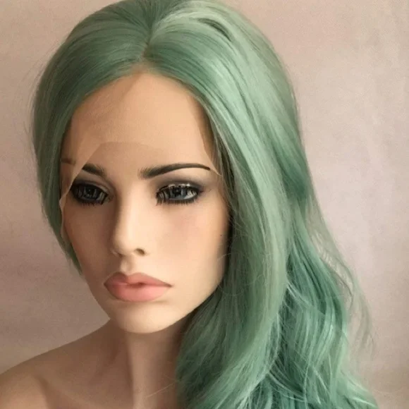 ?KELSEY 26” GREEN CURLY LACE FRONT WIG *NWT* ?? ?KELSEY 26” GREEN CURLY LACE FRONT WIG *NWT* ?? - www  main image 4